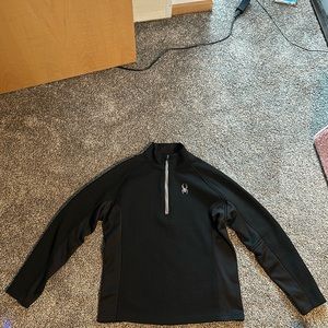 Quarter Zip Spider Sweater